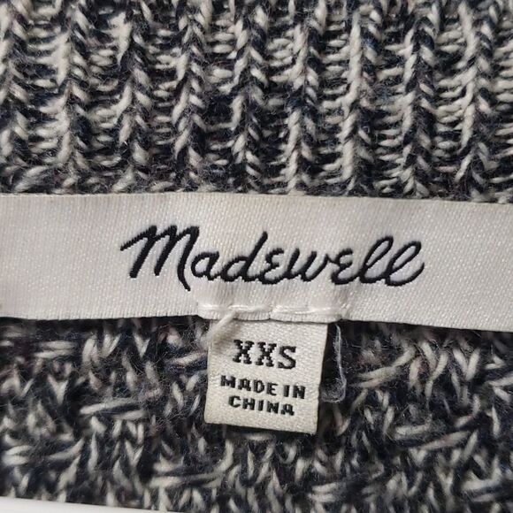 Madewell.  Beautiful Heavy-Weight Dark Gray Sweater. Size XXS. - Picture 2 of 13